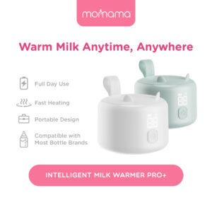 Momama Intelligent Milk Warmer PRO+  Long-Lasting Battery | Fast Heating | Rechargeable | 4 Temperature Settings